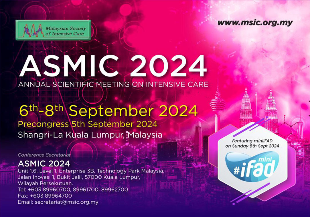 ASMIC 2024 Malaysian Society of Intensive Care