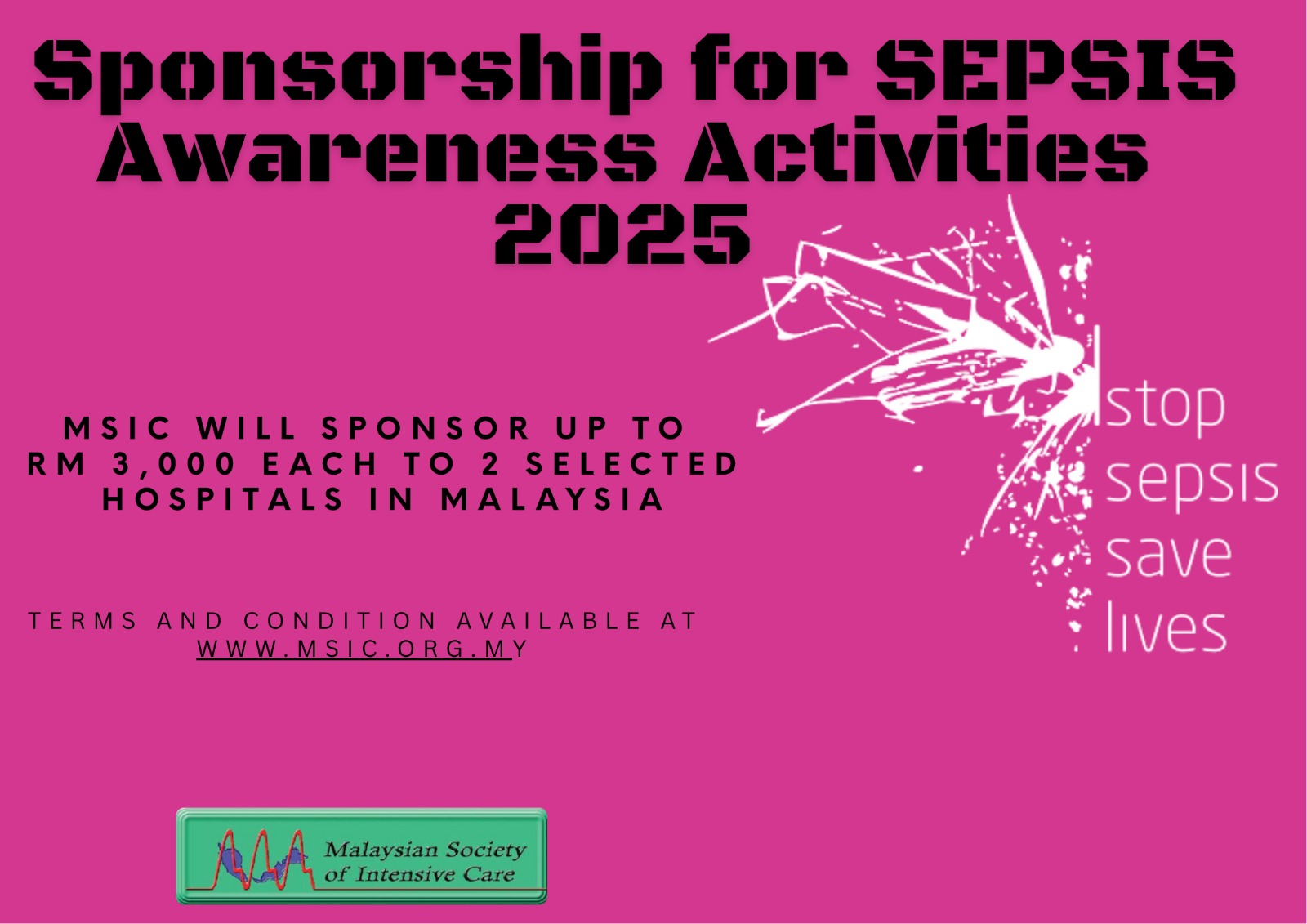 Sponsorship for SEPSIS Awareness Activities 2025